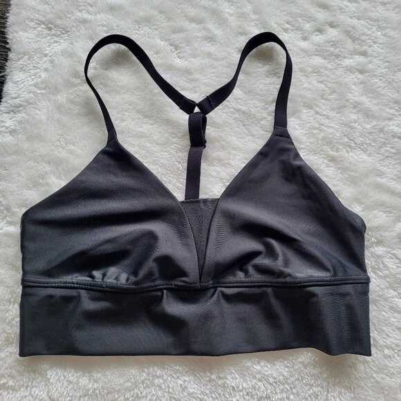 American Eagle | Offline Shine Sports Bra in Black By Aerie - Picture 1 of 6